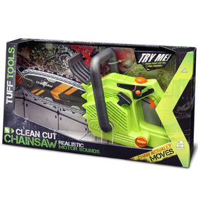 JAROFUREL Lanard Tuff Tools clean cut chainsaw with realistic engine sounds for imaginative yard play