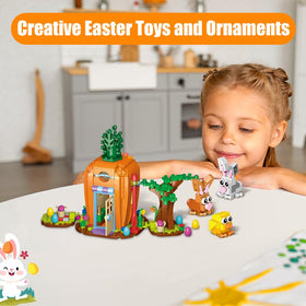 Jarsant newborn chick detail adds cute charm to Easter display.