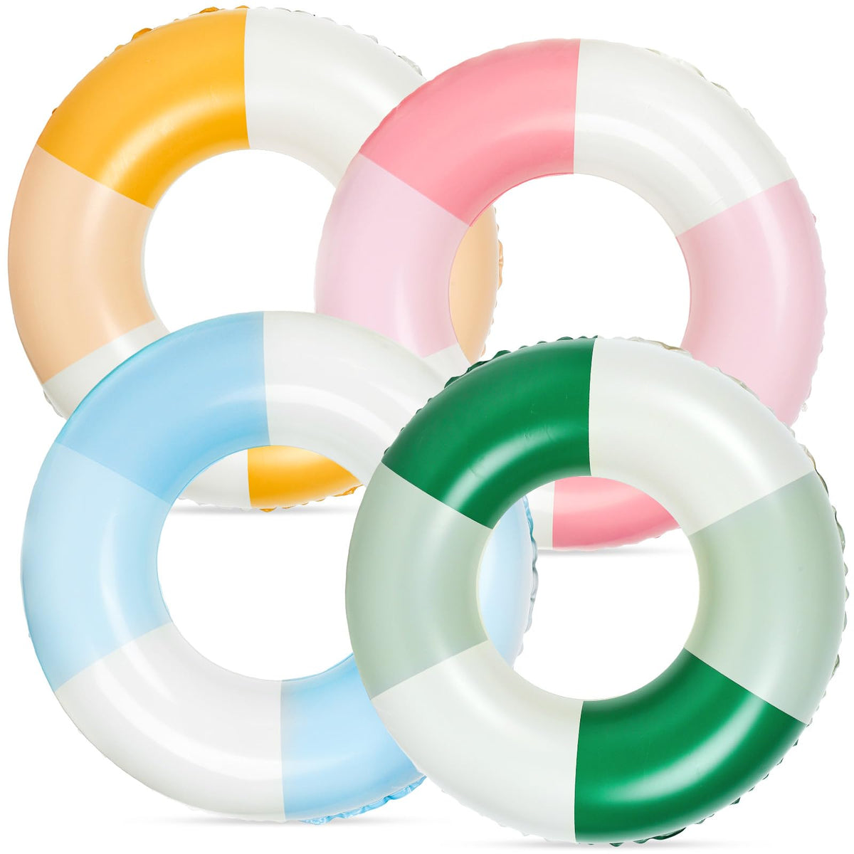 JarThenaAMCS pink striped pool float for relaxing poolside days