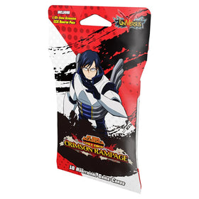 Jasco MHA Crimson Rampage box topper promo card showcased