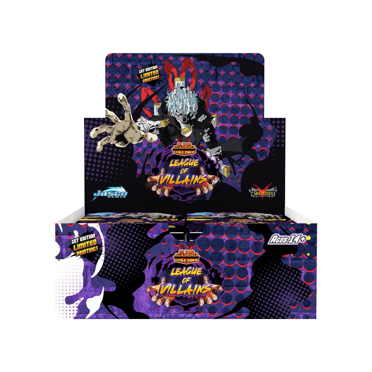 Jasco My Hero Academia Series 4 booster box front view for collectors and players