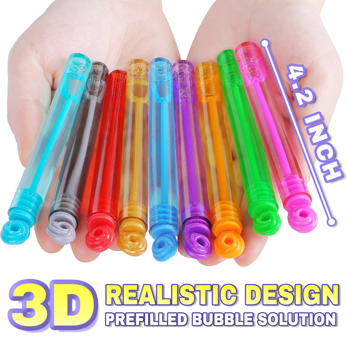 JASNKKONT mini bubble wands at outdoor birthdays spark colorful sunlit moments.