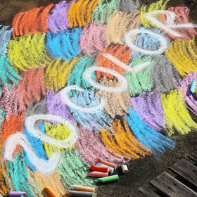 JASNKKONT non-toxic sidewalk chalk meets American safety standards for worry free play