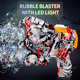 Jasny 360-degree leak-proof bubble gun in action