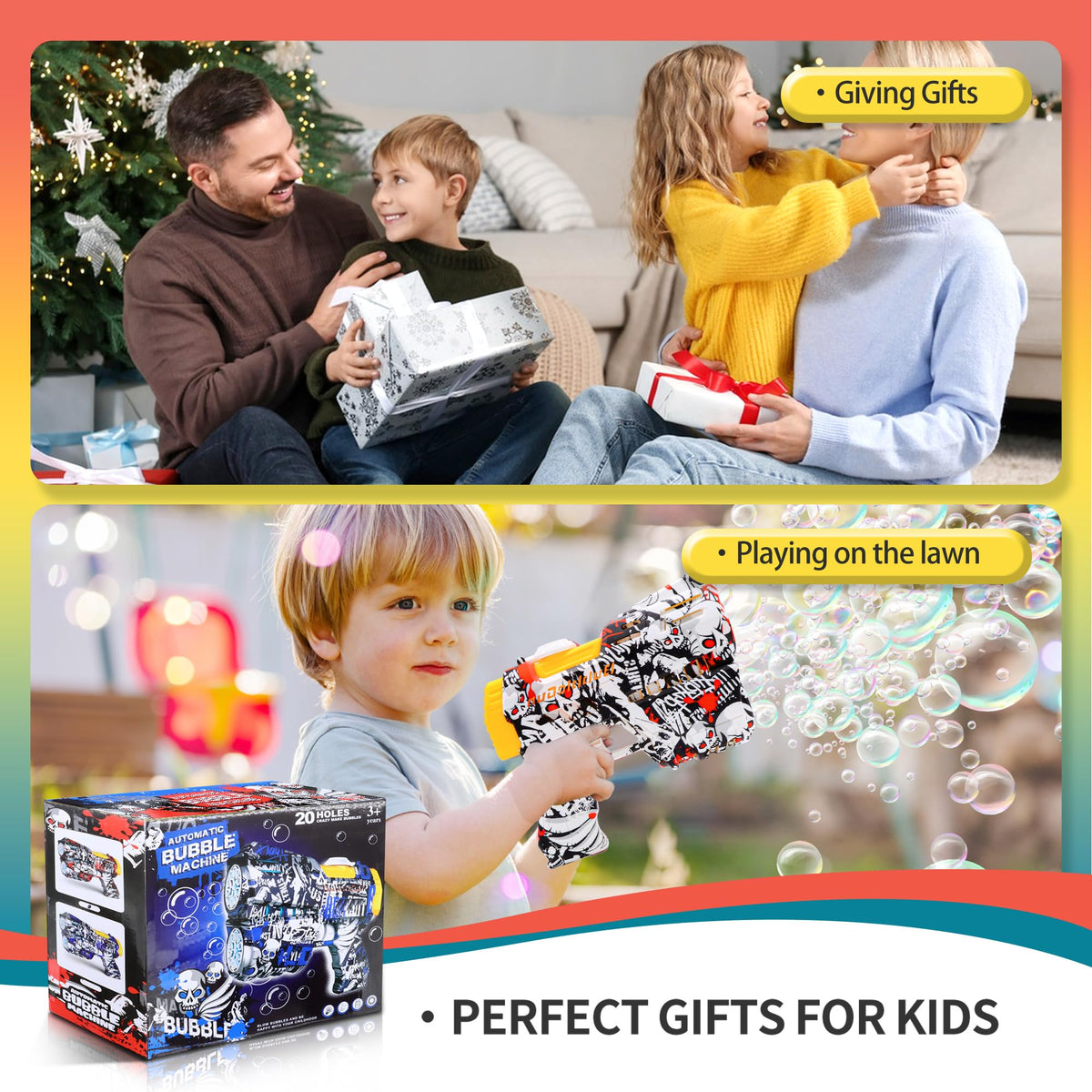 Jasny gift-ready bubble toy set for parties