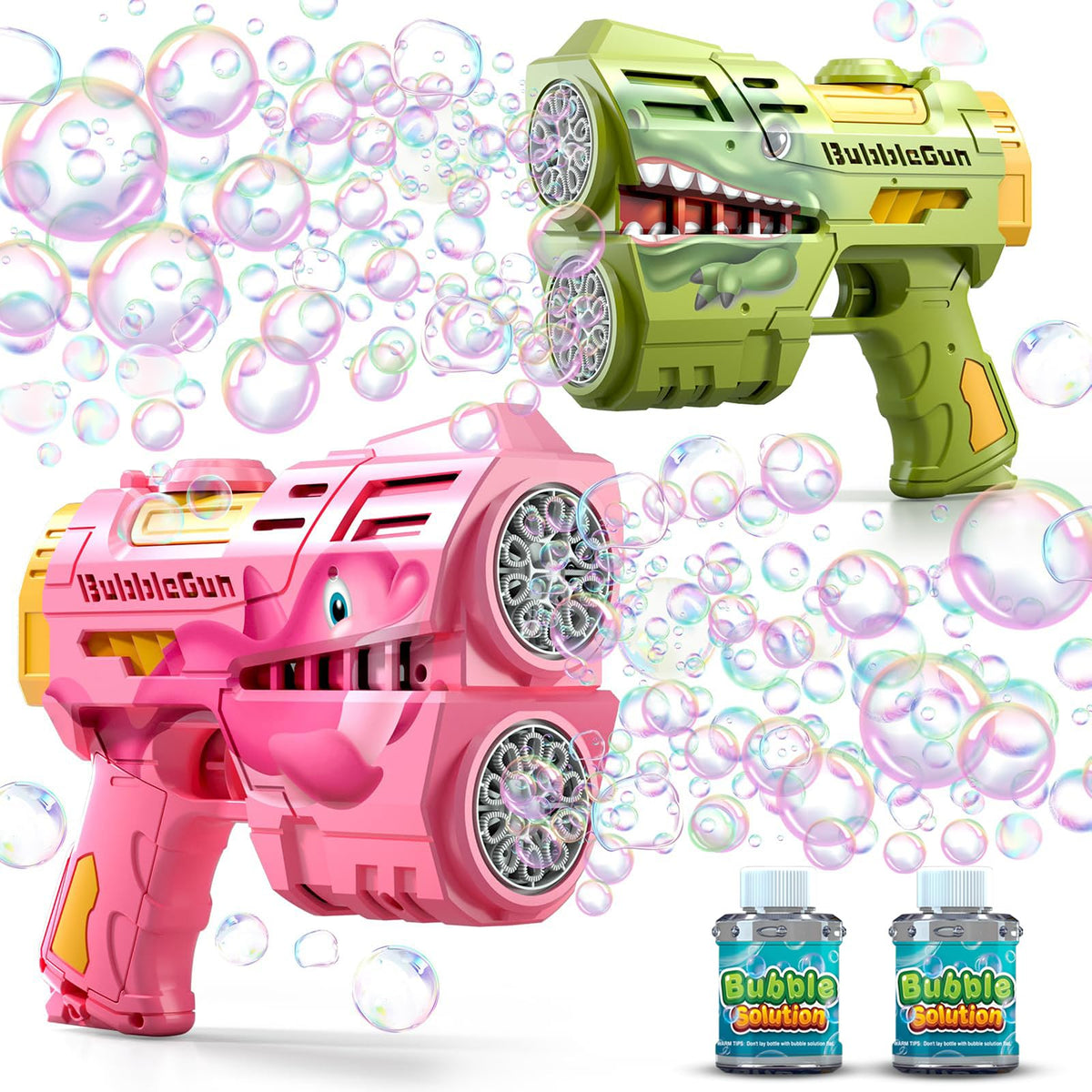 Gift-ready Jasny bubble gun packaging for birthdays or parties.