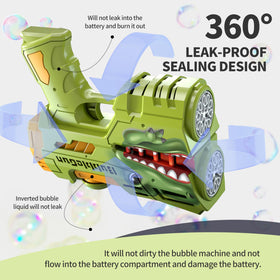 Jasny kid-friendly bubble gun for children over three years.