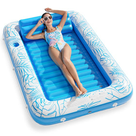 Jasonwell 4-in-1 sun tan tub lounger for backyard lounging and sunbathing.