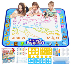 Jasonwell Aqua Water Doodle Mat overview with large drawing surface for kids