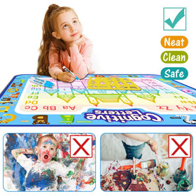 Jasonwell Aqua Water Doodle Mat design booklet included