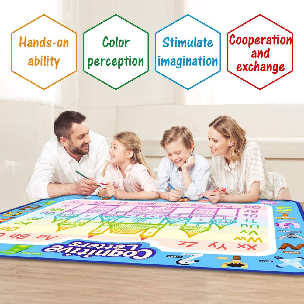 Jasonwell Aqua Water Doodle Mat family drawing moment