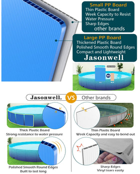 Jasonwell backyard pool in use for outdoor fun and quick setup