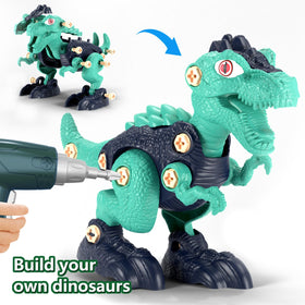 Jasonwell dinosaur building kit with Brachiosaurus supports spatial thinking and motor skill practice.