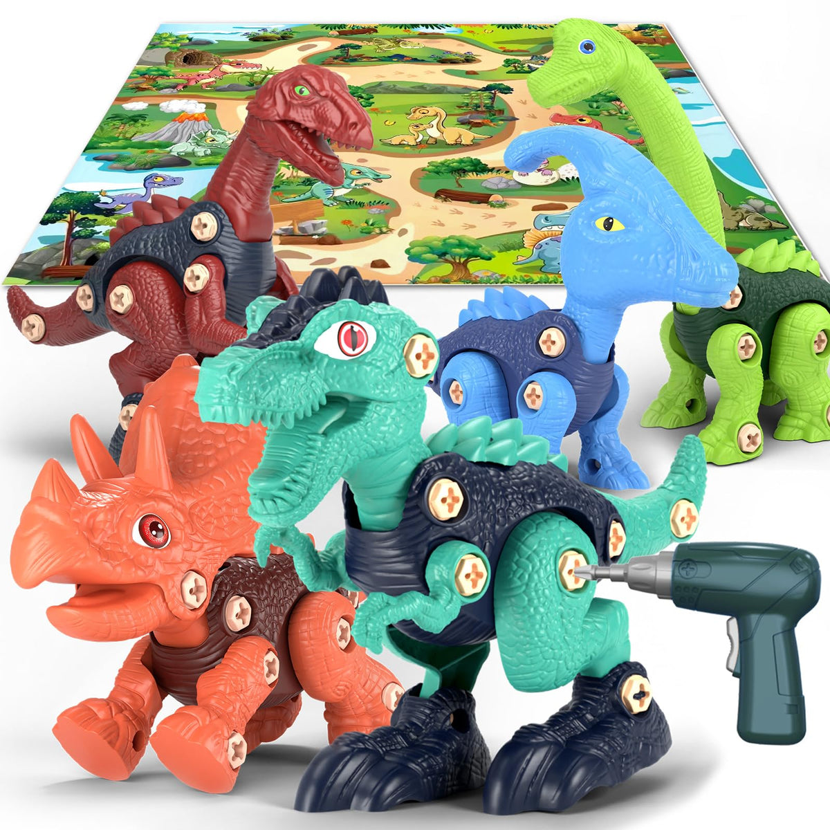 Jasonwell dinosaur building kit featuring Tyrannosaurus for hands-on STEM play and imagination.