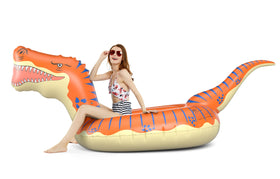 Jasonwell dinosaur inflatable for pool, lake, or beach adventures