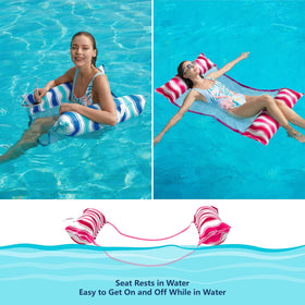 Jasonwell two-pack floats ideal for lake, pool, or beach parties