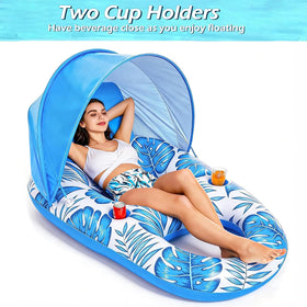 Jasonwell foot-area design blue lets legs dip for refreshing splash.
