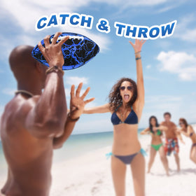 Jasonwell double-laced grip enhances throwing and catching in water or on land.