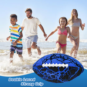 Jasonwell football with included pump makes quick inflation for on-the-go fun.
