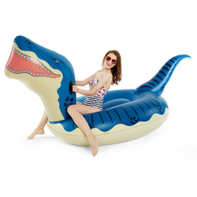 Jasonwell giant T-Rex pool float ready for summer pool party