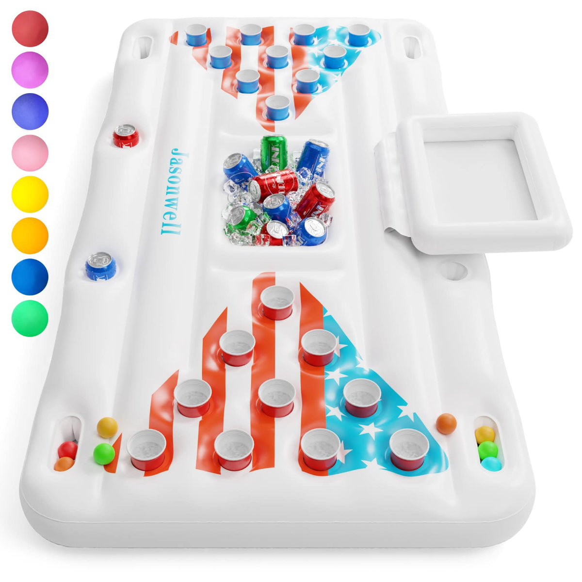 Jasonwell giant pool pong table – ideal for summer pool parties.
