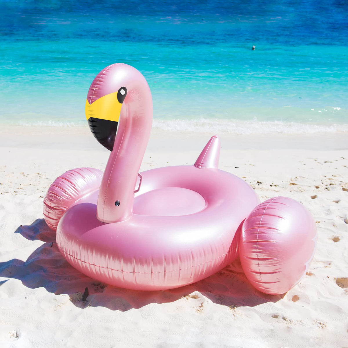 Jasonwell inflatable flamingo lounge suitable for adults under sun