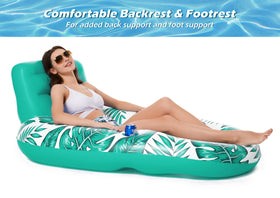 Jasonwell float showing built-in cup holders for drinks on the water