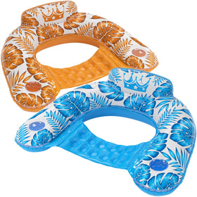 Jasonwell inflatable pool float chair with cup holder for easy sipping.