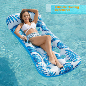 Jasonwell 2-pack loungers provide versatile water fun for family and friends.