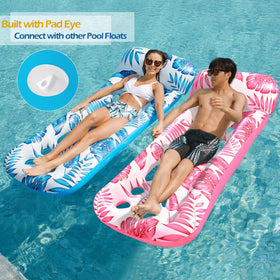 Jasonwell pool float lounge contours for added stability and balance.