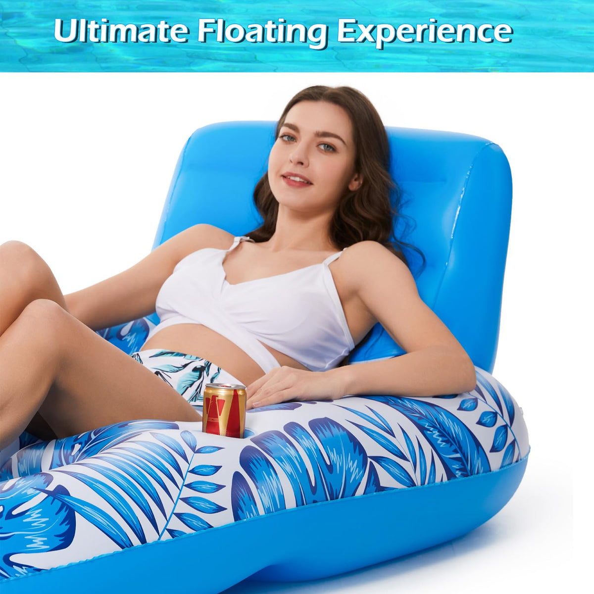 Jasonwell inflatable float holds over 300 pounds with reliable performance.