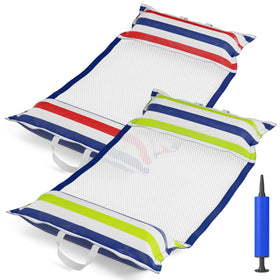 Jasonwell inflatable pool hammock float in a 2-pack for versatile pool lounging.