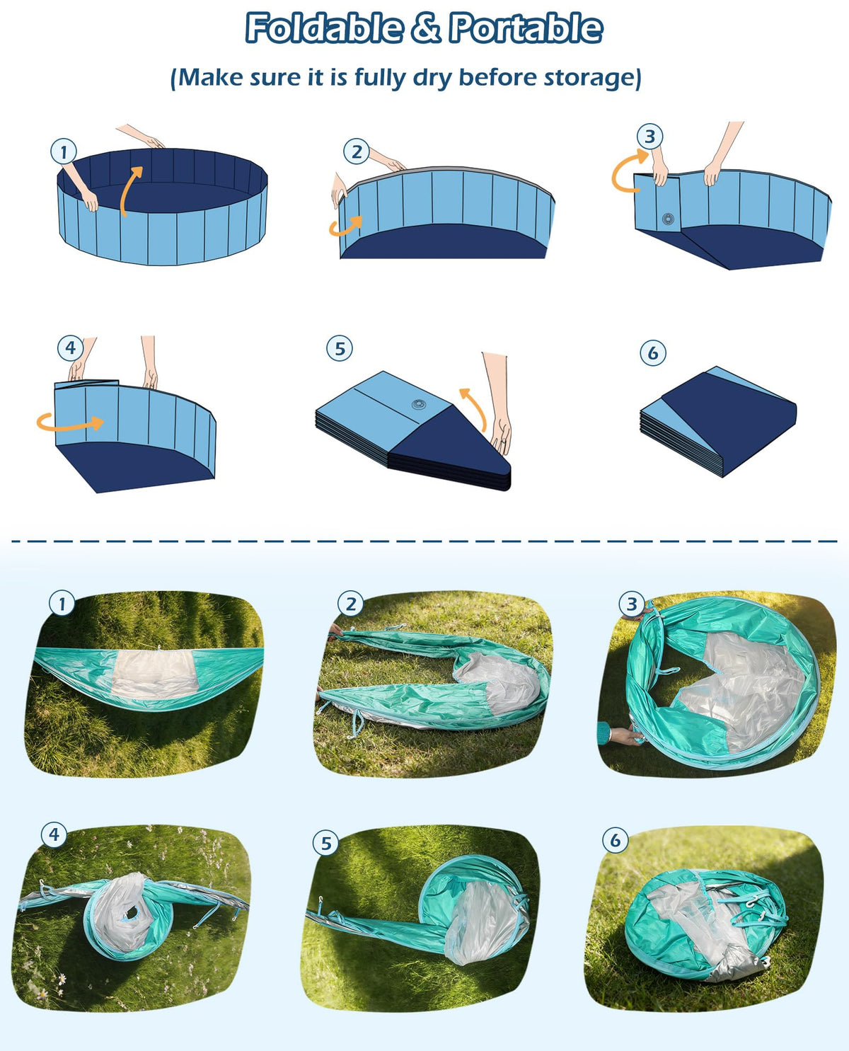 Jasonwell kiddie pool doubles as a ball pit for kids.