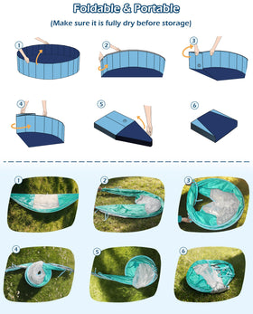 Jasonwell kiddie pool doubles as a ball pit for kids.