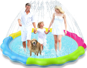 Jasonwell Kids Splash Pad sprinkler offers refreshing outdoor play for kids and pets