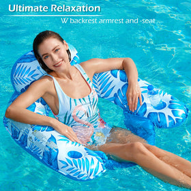 Jasonwell LeafB sling-seat with backrest for comfortable lounging