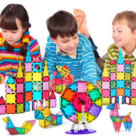 Jasonwell magnetic tiles magnets provide strong holds for sturdy structures