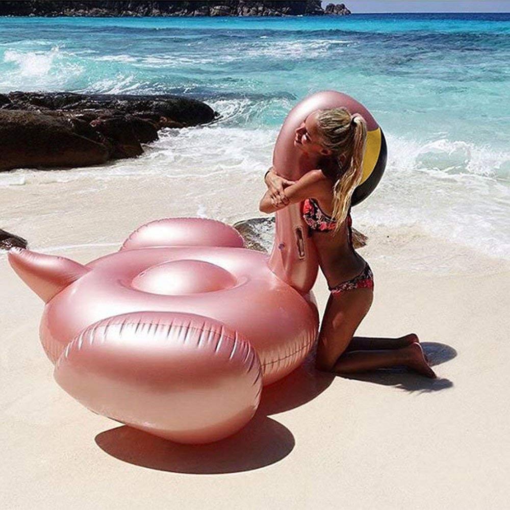 Jasonwell flamingo float with matte finish for sleek pool party look