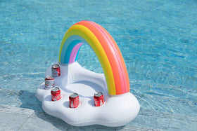 Jasonwell matte-finish inflatable cooler speeds up setup.