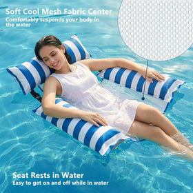 Jasonwell mesh center provides a cool, breathable surface while floating.