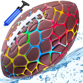 Jasonwell pool-beach-water-football close-up showing double-laced grip for secure throws.