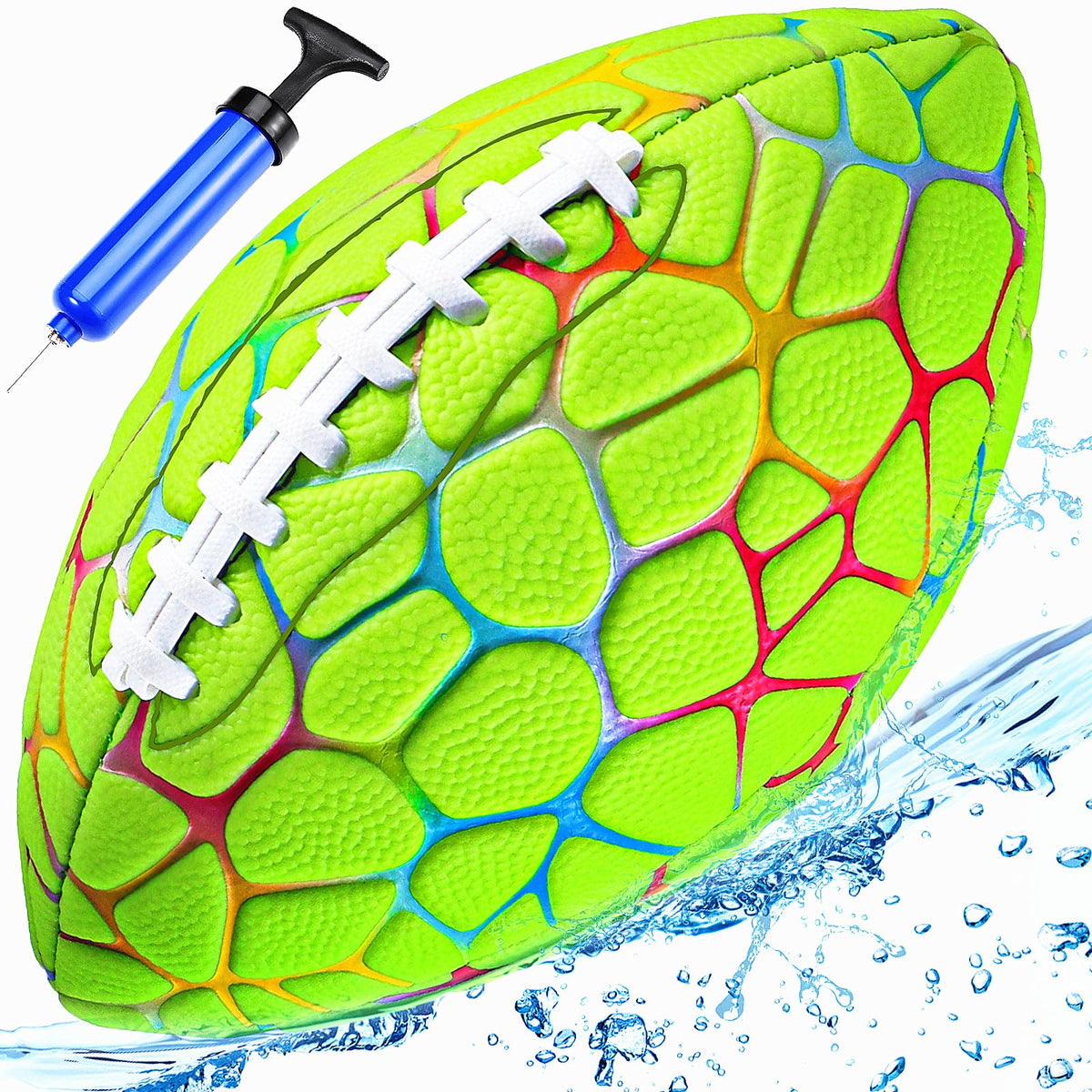 Jasonwell pool and beach water football with double grip for easy catching.