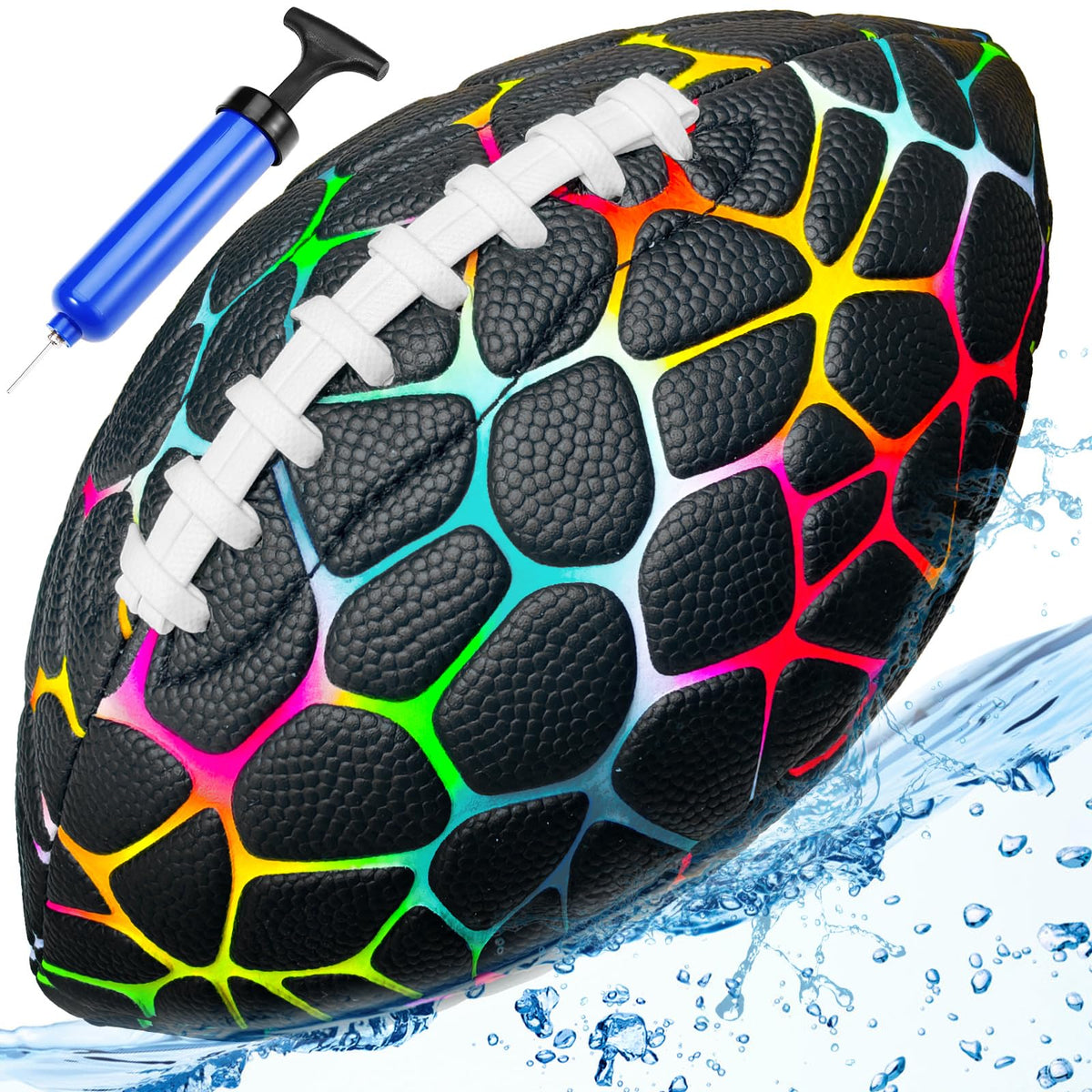 Jasonwell water football ready for pool and beach play with visibility-friendly colors.