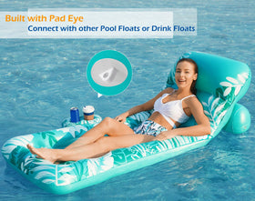 Jasonwell premium vinyl with non-phthalates ensures durable lounging