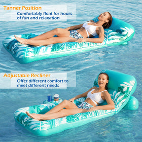 Jasonwell tanning position float lets you sunbathe while floating comfortably