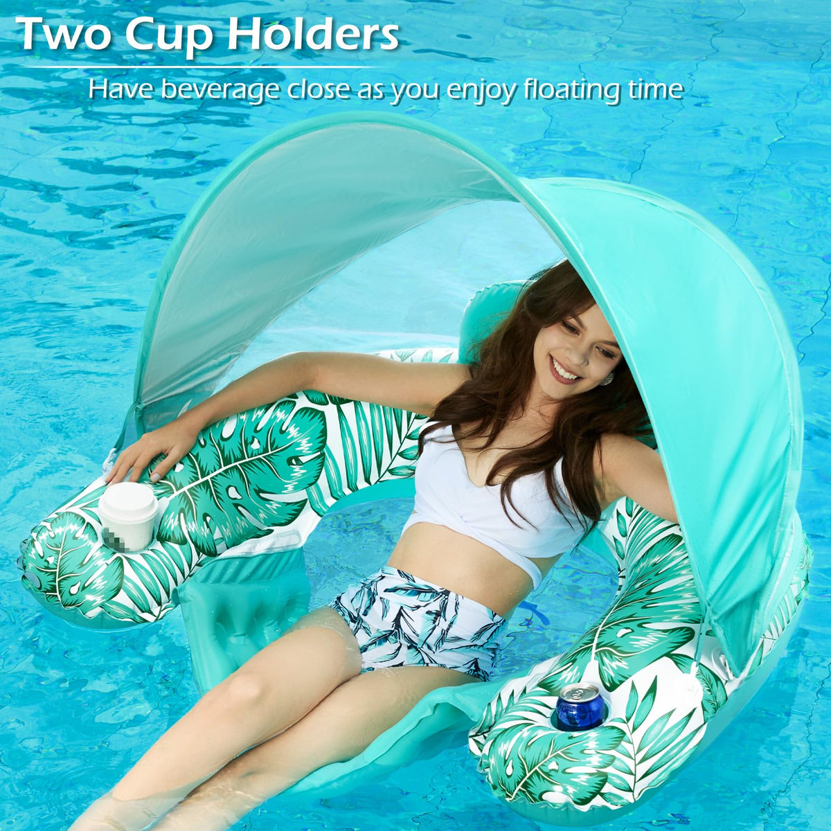 Jasonwell float supports over 300 pounds for versatile poolside use.
