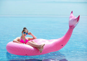 Jasonwell pool float serves as a striking party centerpiece.