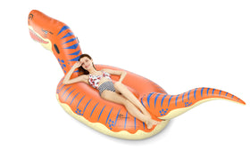 Jasonwell premium raft-grade material provides durable dino float