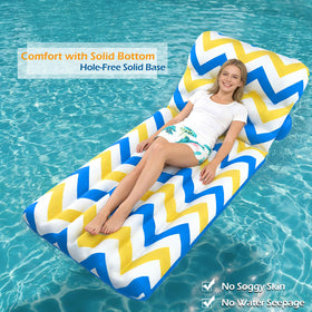 Jasonwell premium soft texture pool lounger for luxe feel and smooth water time.