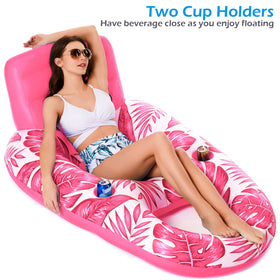 Jasonwell premium vinyl pool float supports large adults with stable buoyancy.
